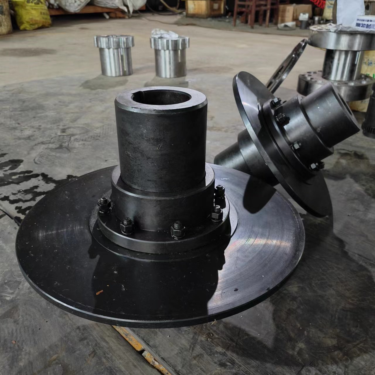 WGP Drum Gear Flexible Coupling With Brake Disc for Heavy Industrial Equipment