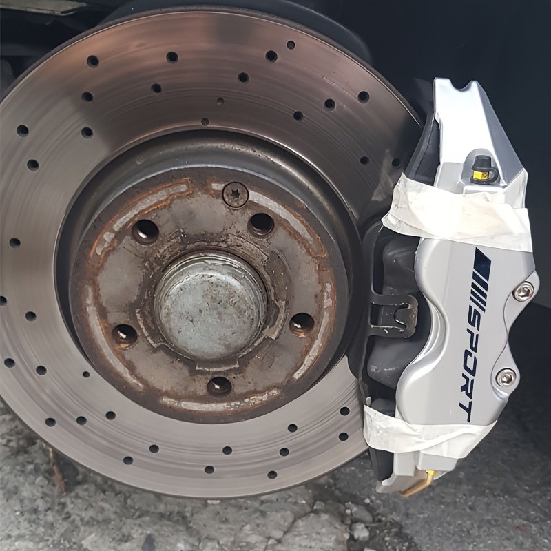 Multi-color ABS Plastic Motorsport Brake Caliper Cover Front and Rear New Condition Glue-Free Stylish Sticker