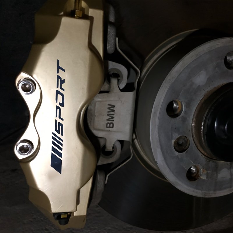 Multi-color ABS Plastic Motorsport Brake Caliper Cover Front and Rear New Condition Glue-Free Stylish Sticker