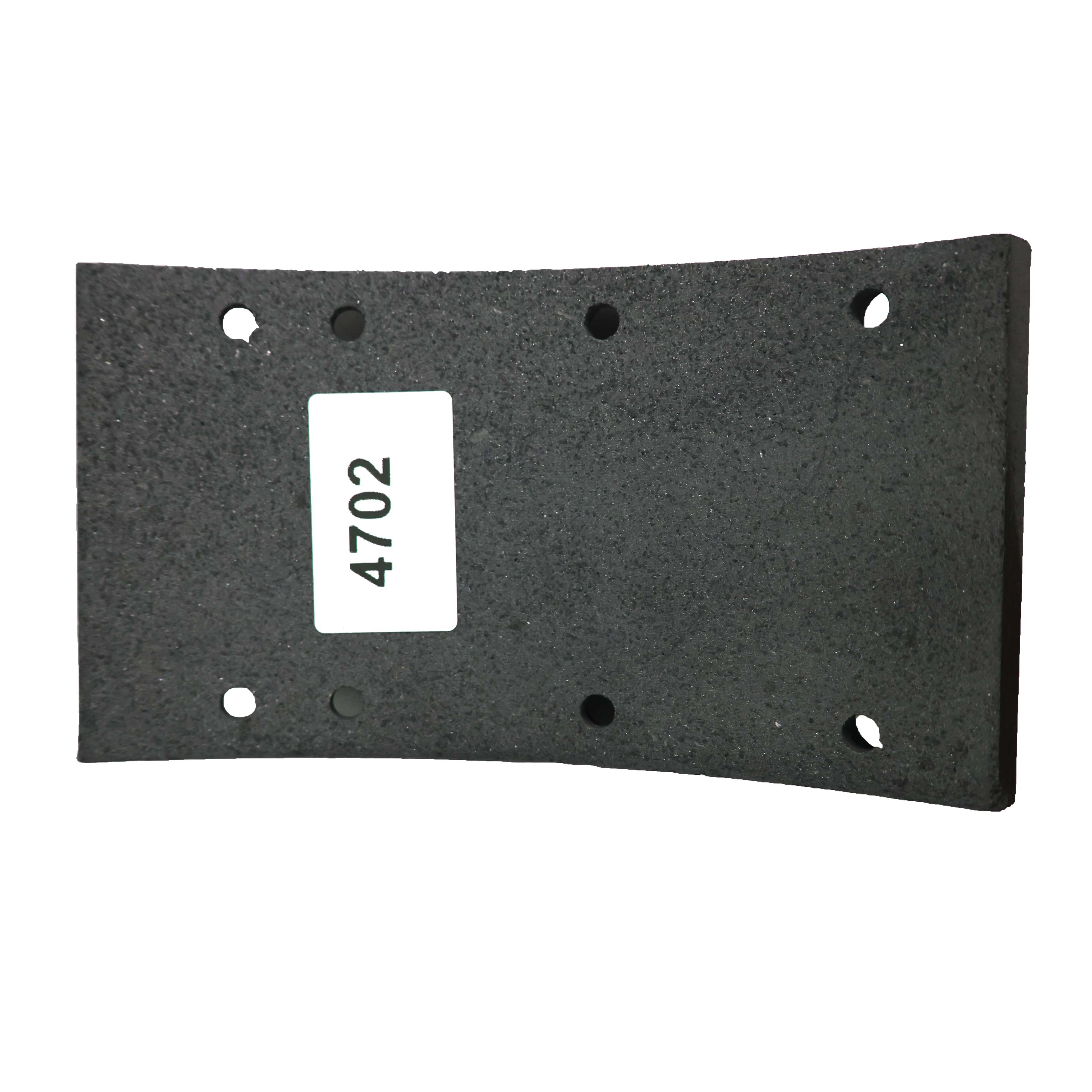 China Professional Truck Brake Lining Manufacturer 4702 Brake Shoe Lining for American Trucks Hino 700 Brake Shoes