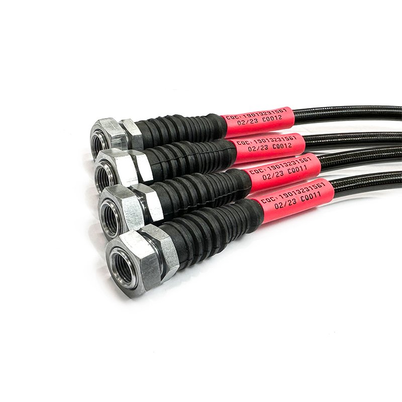 Compatible With All Brake Fluids 3 Layers Auto Brake Line Stainless Steel Braided Brake Hoses for Honda Acura