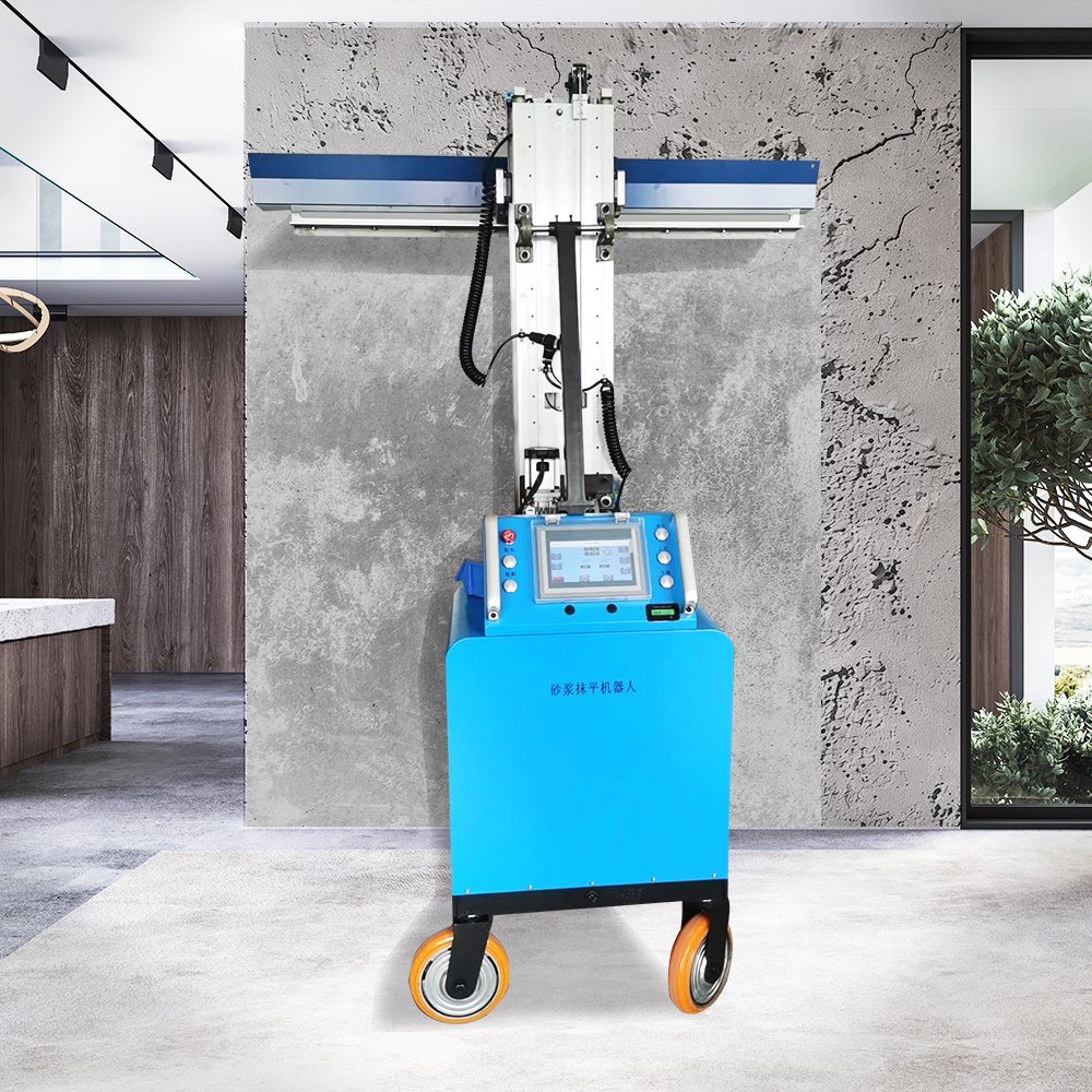 Hot High-Power Dual-Guide Automatic Lifting Wall Plastering Machine for Wall Decoration