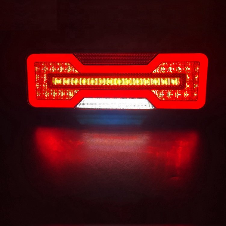 HST-20510 Led Taillight Rear Dynamic Led Car Truck Rear Trailer Tail Lights Strobe Amber Light Amber Truck Stop Reverse Pickup