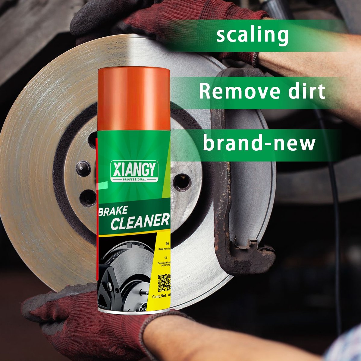 Aerosol Bottle 400ml Car Interior Brake Cleaning Agent Liquid Brake Cleaner Spray