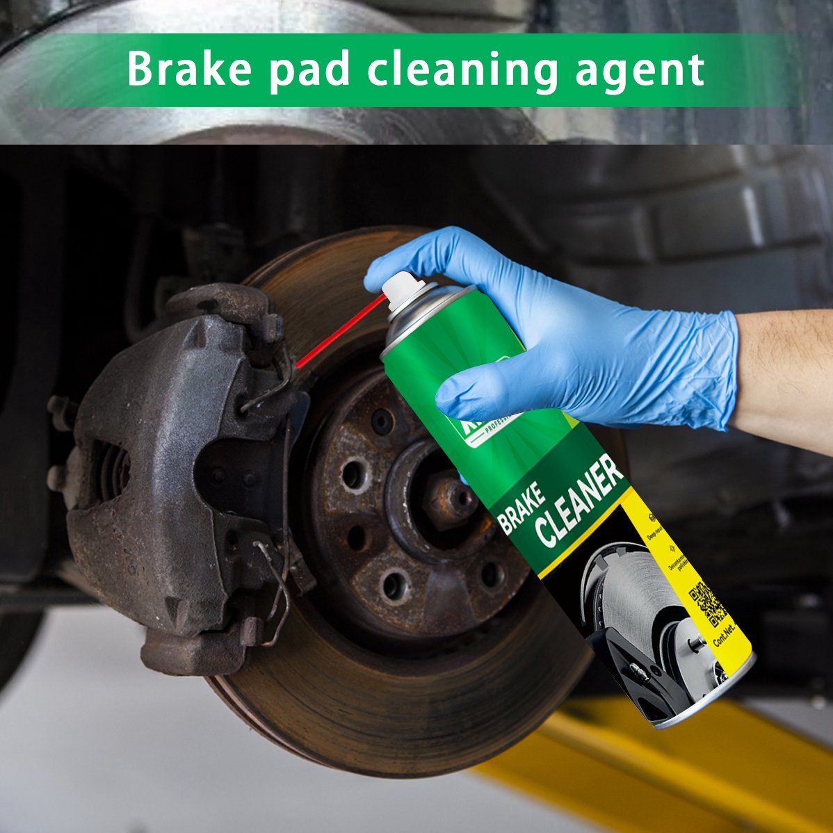 Aerosol Bottle 400ml Car Interior Brake Cleaning Agent Liquid Brake Cleaner Spray