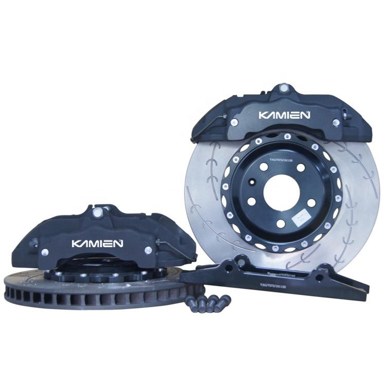 BIG BRAKE KIT 4 Piston Caliper with Slotted Drilled Disc Rotor 18inch for CIVIC SI FG/FB 2012-2015