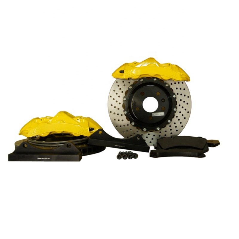 BIG BRAKE KIT 4 Piston Caliper with Slotted Drilled Disc Rotor 18inch for CIVIC SI FG/FB 2012-2015