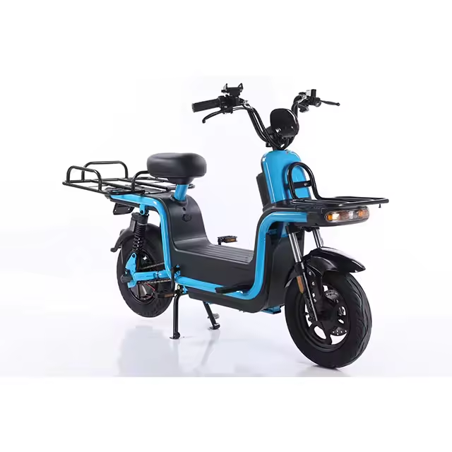Wholesale 800W 60V Electric Cargo Delivery Road Bike Steel Frame 60V down Tube Battery with Solar Power Supply for Food Service