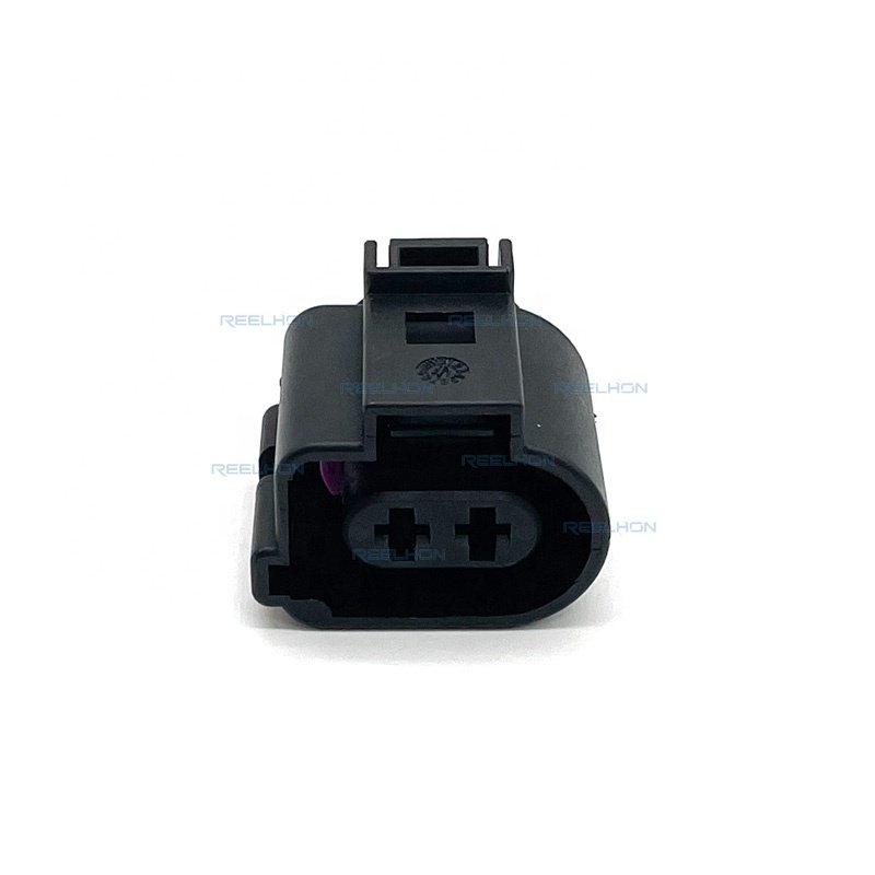 2 Pin 3.5mm Female Waterproof Sensor Rear Brake Caliper Motor Cable Harness Connector Plug for VW Audi 1J0973722A