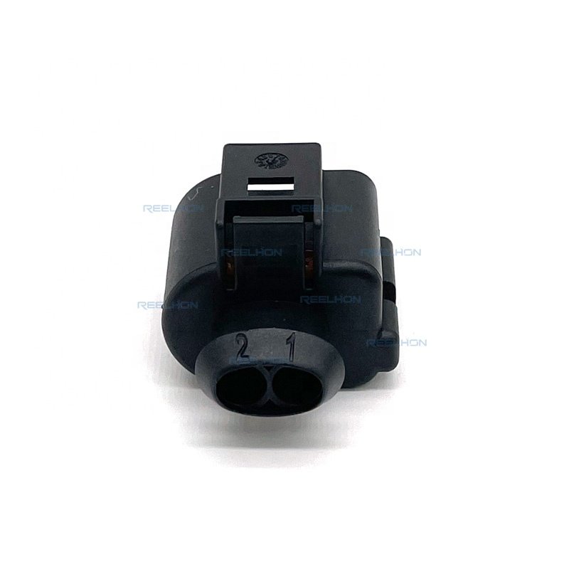 2 Pin 3.5mm Female Waterproof Sensor Rear Brake Caliper Motor Cable Harness Connector Plug for VW Audi 1J0973722A