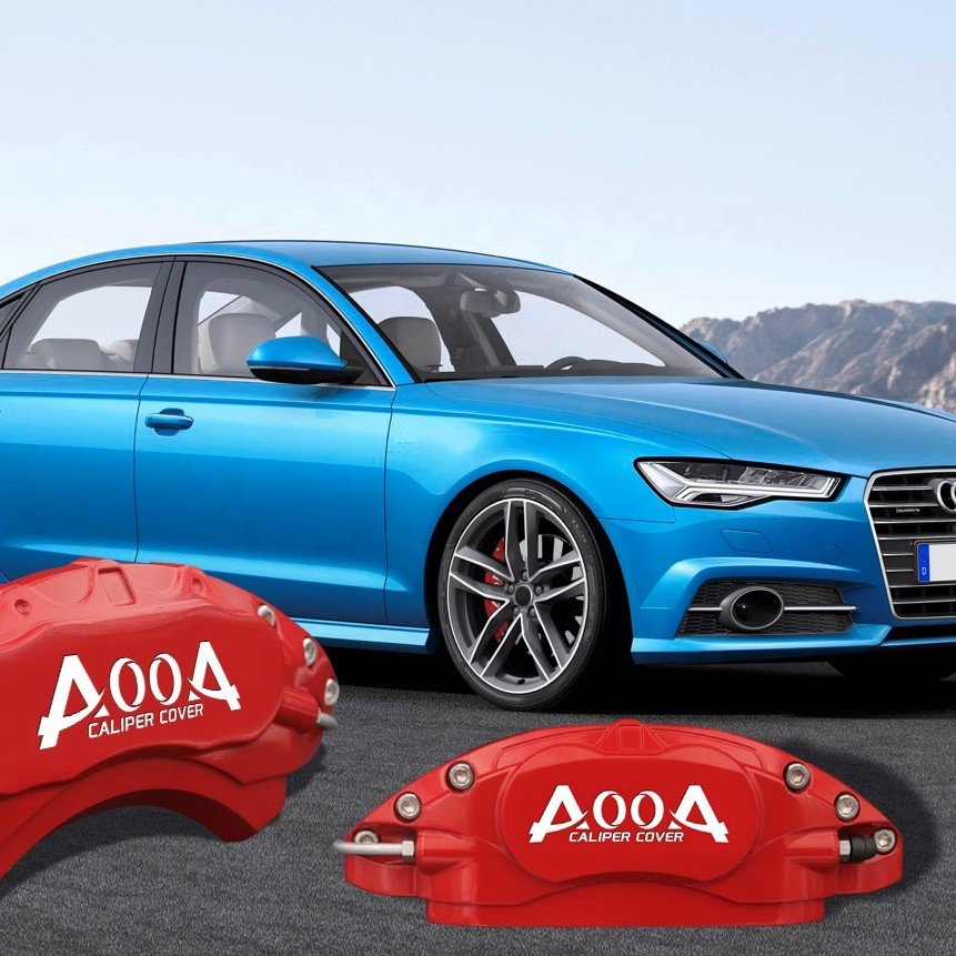 Brake Caliper Covers Aluminum Brake Cover Fit for Audi A4 A5 A6