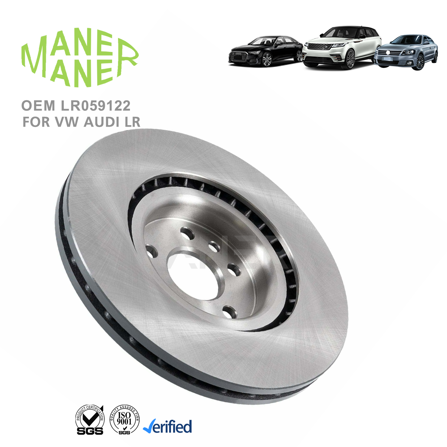 MANER Brake System LR059122 China Factory Direct Sell High Quality Brake Disc for Discovery Sport 15-17 Evoque 16-17