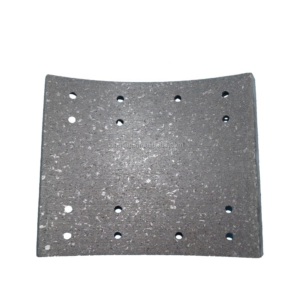China Factory High Quality 4709 Brake Shoe Non-asbestos Drilled Brake Lining