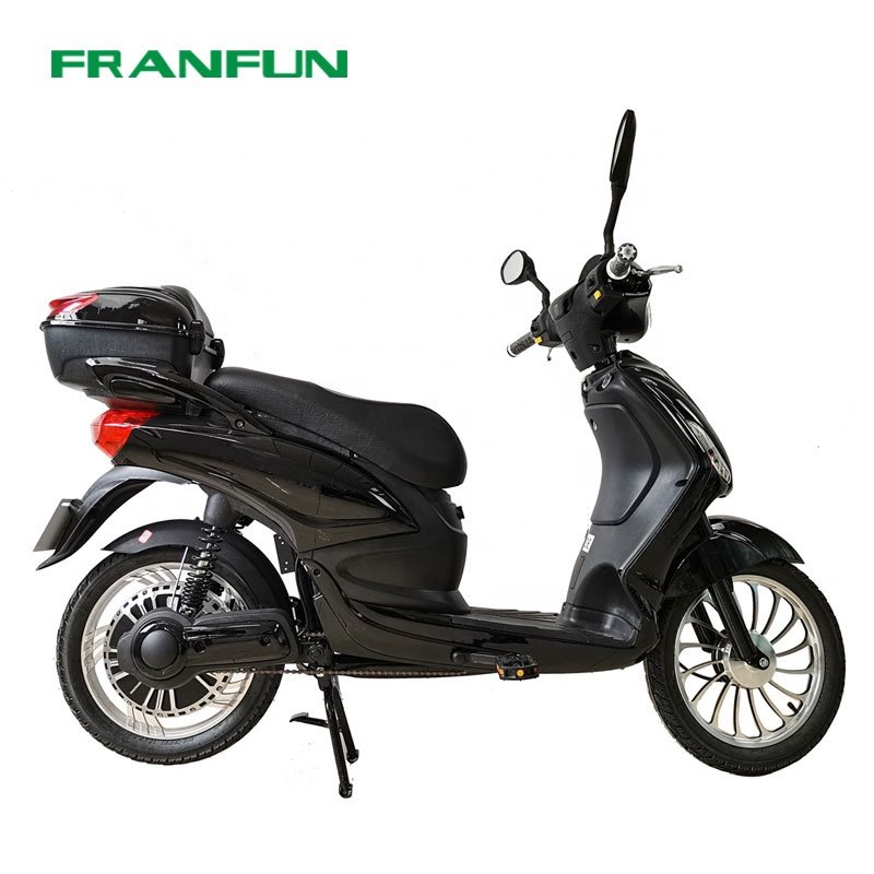 18 Inch Big Wheel City Electric Scooter 500w48v Pedal Assist Electric Moped Ebike with Fat Tyre