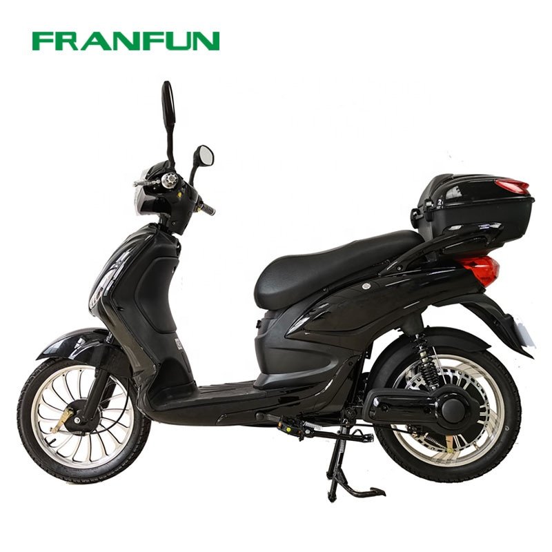 18 Inch Big Wheel City Electric Scooter 500w48v Pedal Assist Electric Moped Ebike with Fat Tyre
