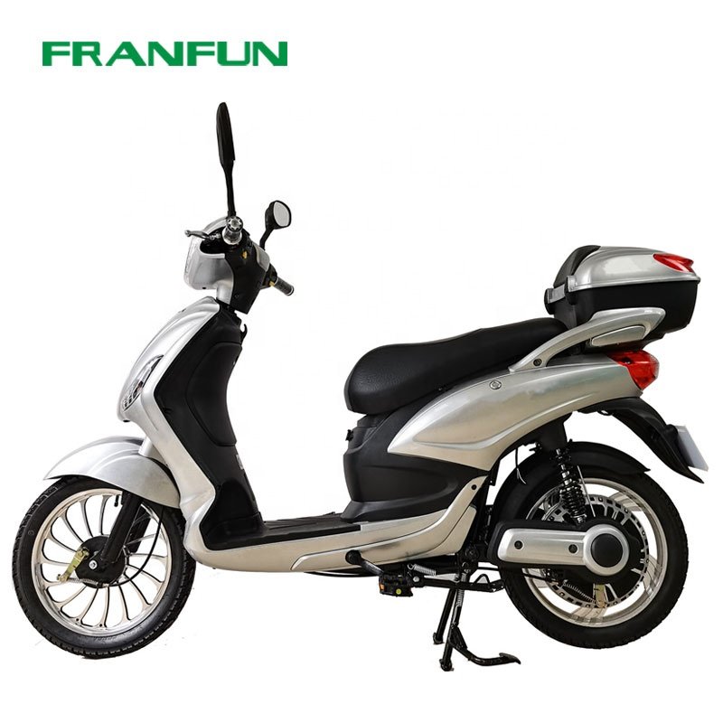 18 Inch Big Wheel City Electric Scooter 500w48v Pedal Assist Electric Moped Ebike with Fat Tyre