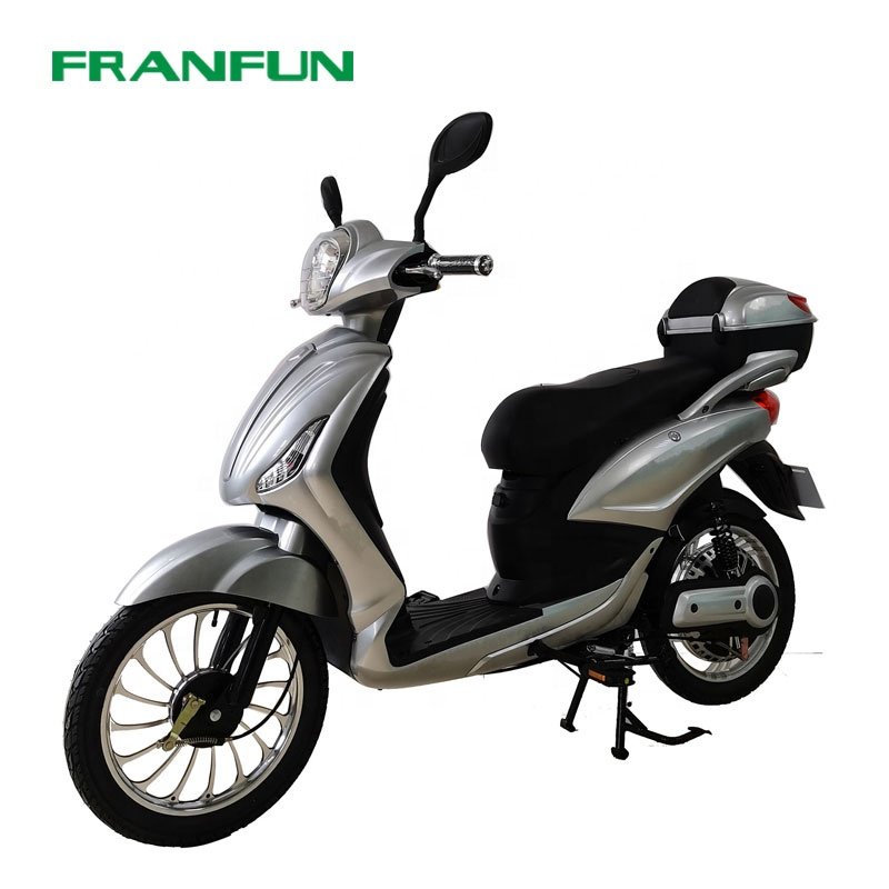 18 Inch Big Wheel City Electric Scooter 500w48v Pedal Assist Electric Moped Ebike with Fat Tyre