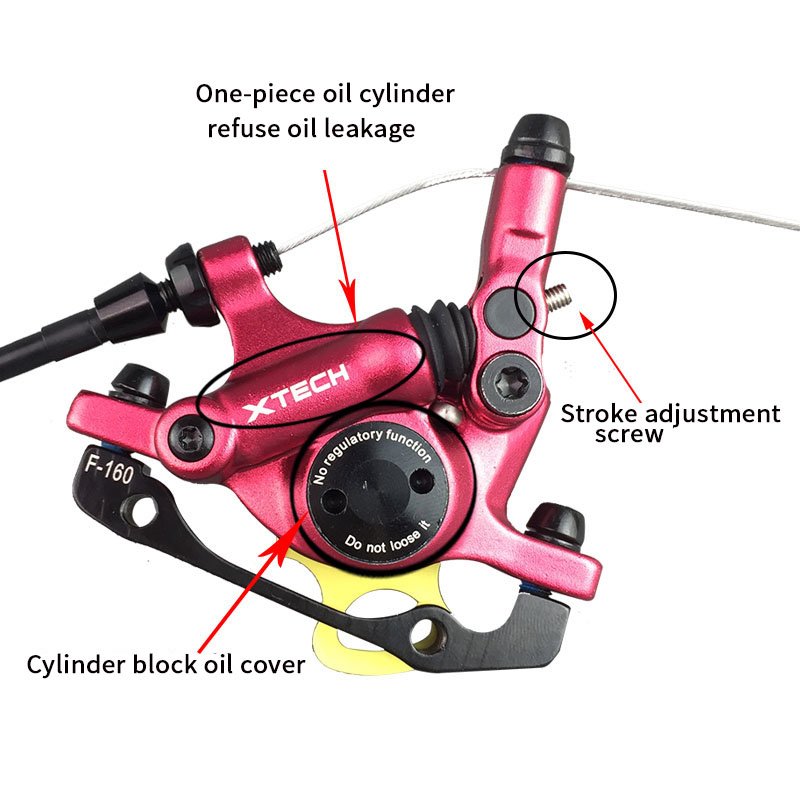 HB100 ZOOM Hydraulic Disc Brake Caliper for MTB Bike Brake Bicycle Brake Caliper