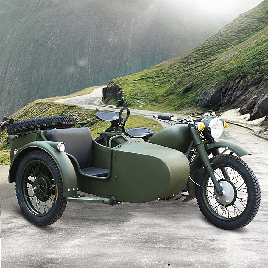 China Makes Cheap Tricycle 750CC Three Wheeled Motorcycle with Side Bucket