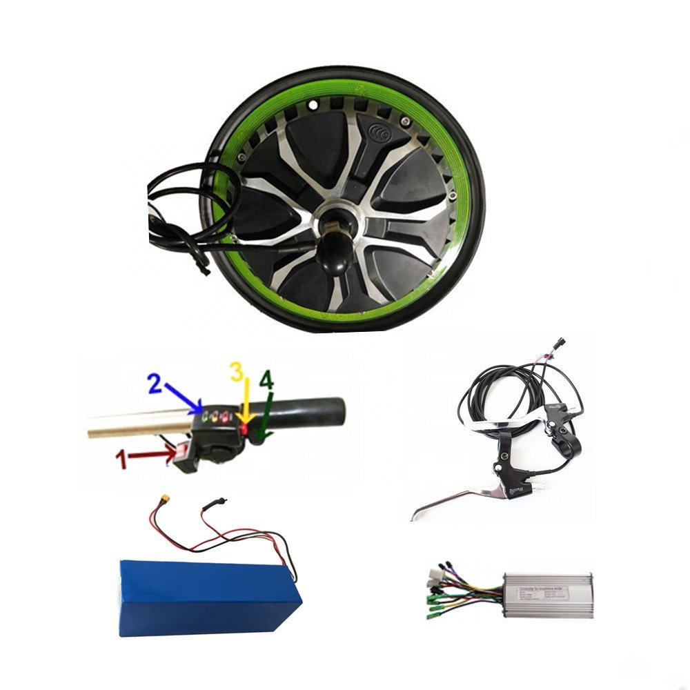 3-6km/h CE Certified 10inch Electric Wheelbarrow Kit 48v 500w Electric Wheel Barrow Kit with 4.0 High Quality Tire and Tube
