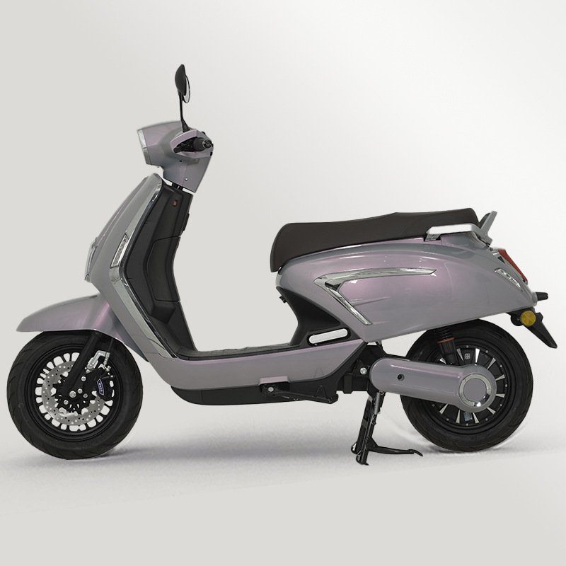 China Factory 1200W Electric Moped Scooter Electronic Adult Motorcycle 60/72V Lithium/Lead-acid Battery Drum Brake Hot Selling