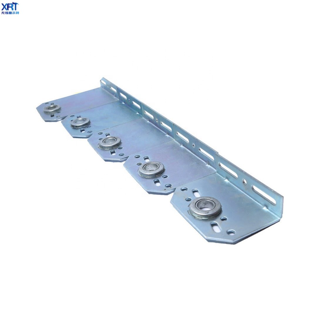 Galvanized Steel Industrial Sectional Door Parts Spring End Bearing Plate Bracket Garage Door Zinc Plated Flag Brackets