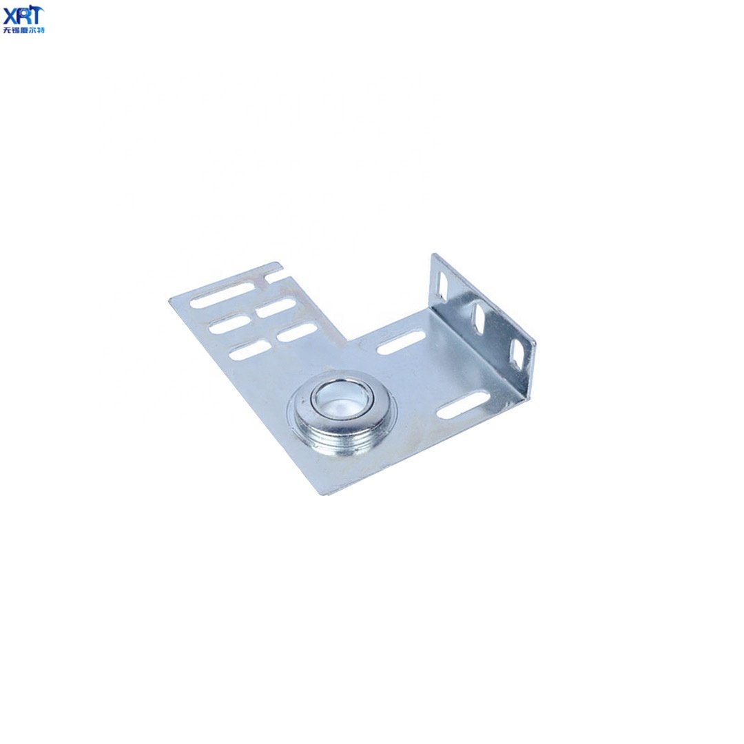 Galvanized Steel Industrial Sectional Door Parts Spring End Bearing Plate Bracket Garage Door Zinc Plated Flag Brackets