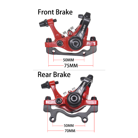 ZOOM Aluminum Alloy Mtb Bike Mechanical Brake Caliper DB680 Disc Brake Front Rear 160mm Disc Brake