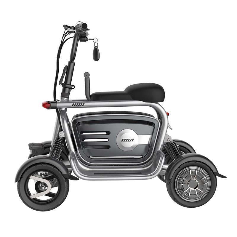 4 Wheel 400w Motor 10A 15A High Quality Electric Motorcycle Stable Design LED Light Airless Tire CC Electric Scooters for Sale