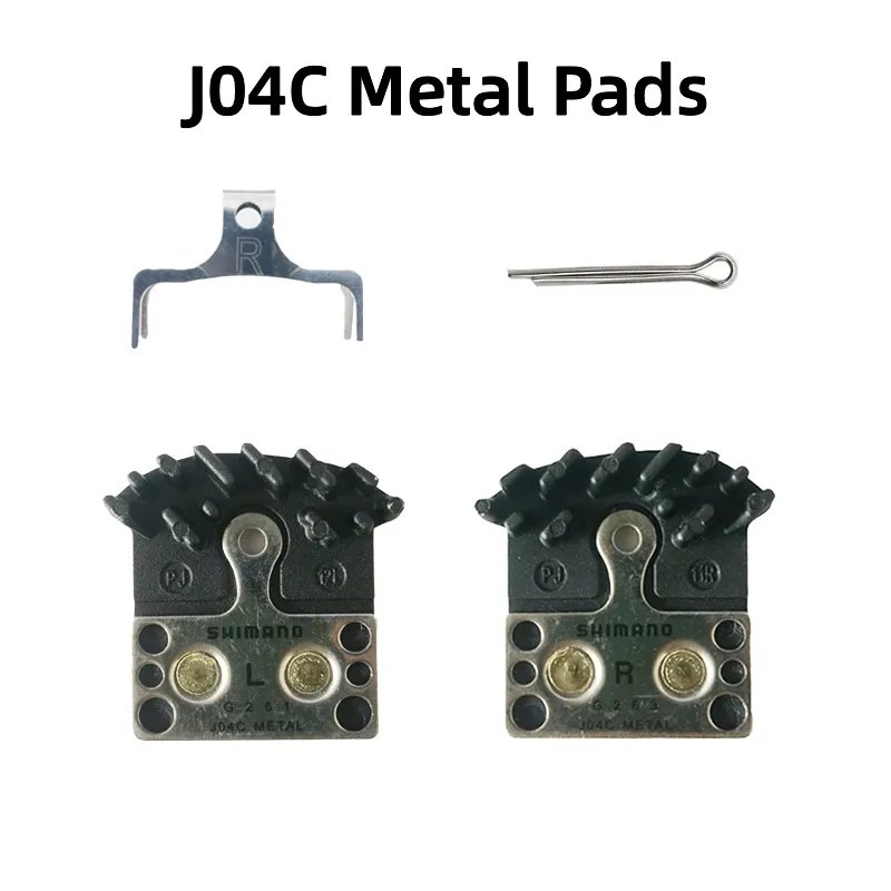 SHIMANO ICE-TECH J05A J04C J02A MTB Bicycle Resin Metal Brake Pads Cooling Fin for DEORE SLX XT XTR M675 M785 M985