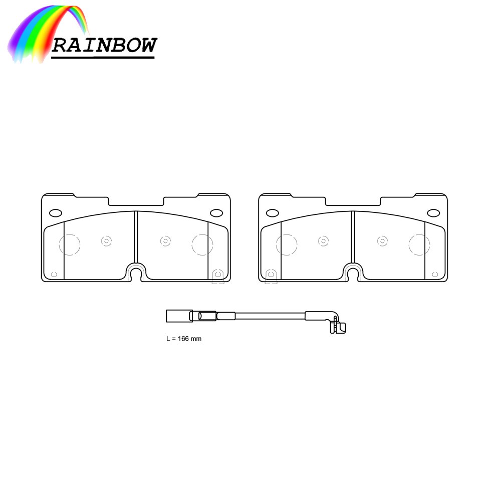 Top Seller Car Accessory New Semi-Metallic Ceramic Brake Pads 84847749/84519591/84693645 for CHEVROLET SILVERADO