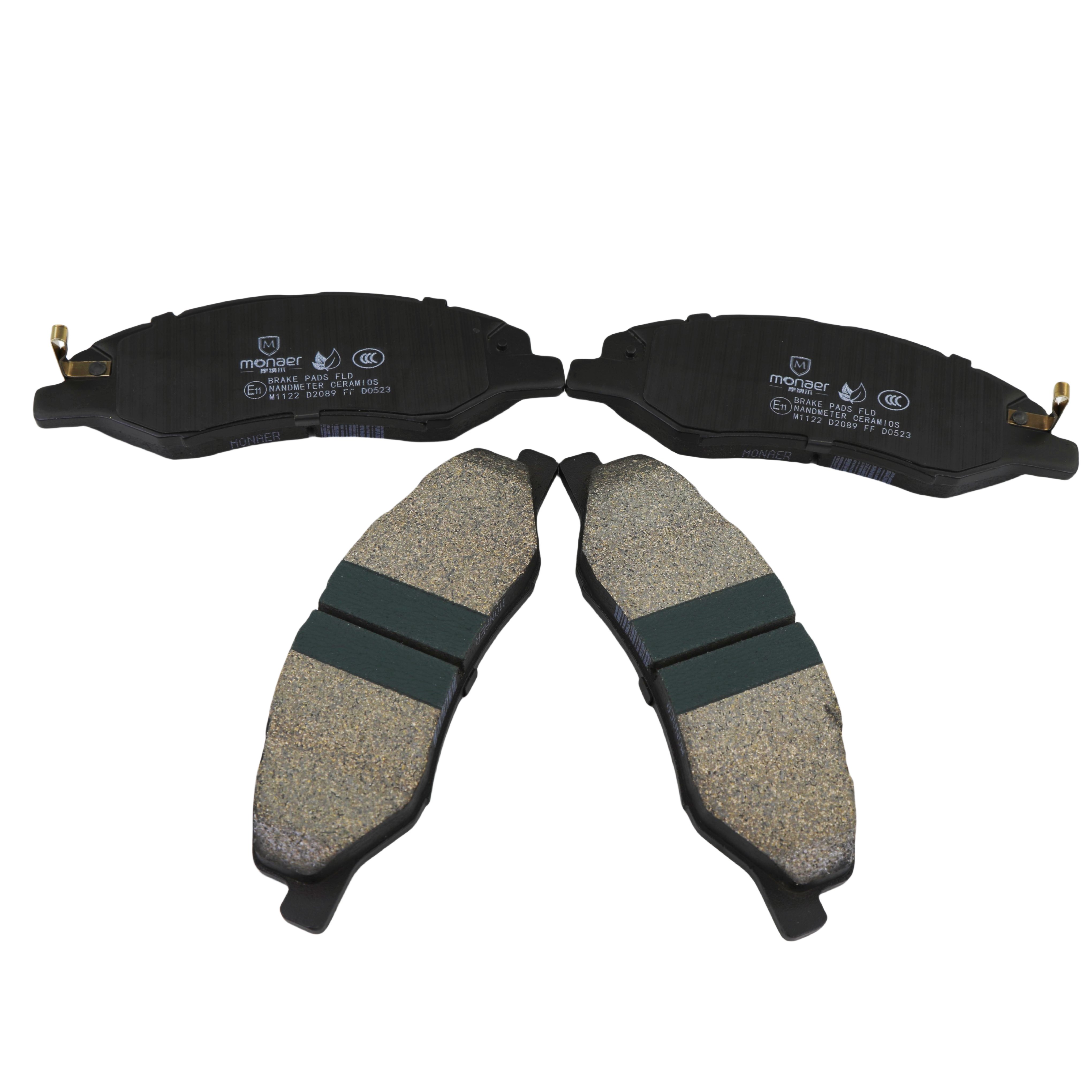 D2115 Auto High Quality Brake Systems Ceramic Brake Pads for Car