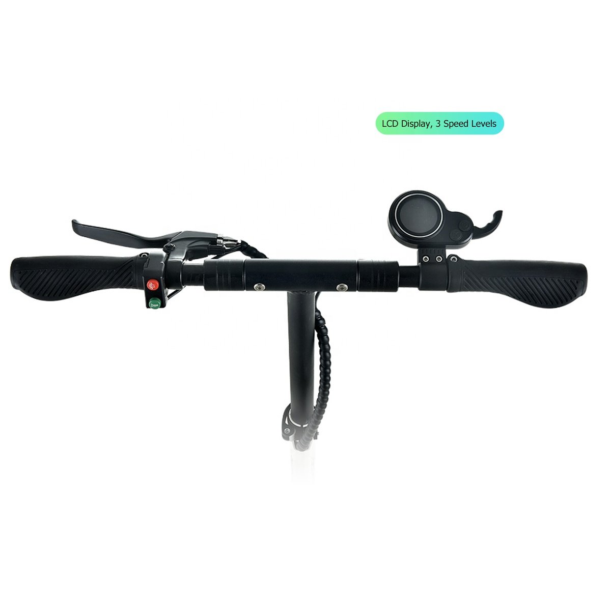 36V 13Ah 350W 30km/h Speed 40km Range Folding Adult Electric Scooter 10-inch Drum Brake Dual Suspension Front Brake with Seat
