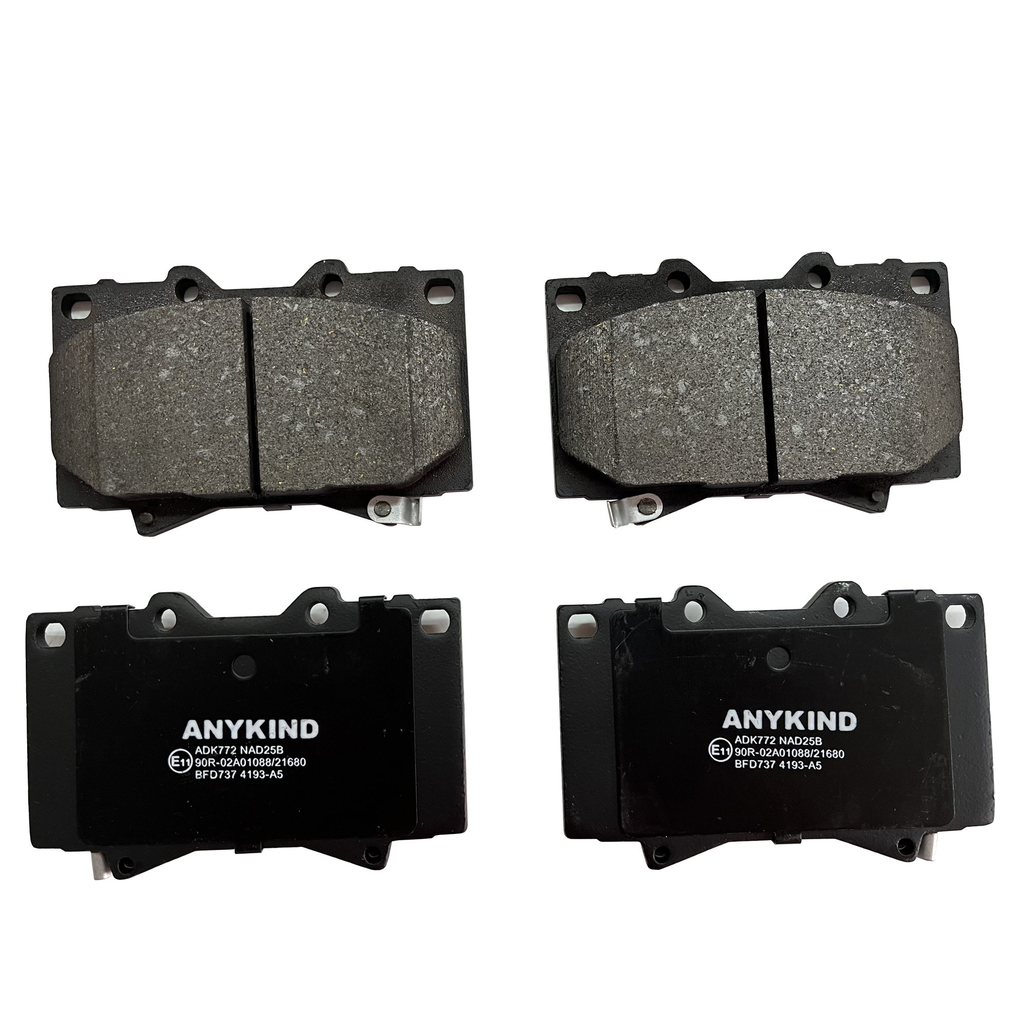 D772-7639 Front Brake Pads for Toyota Land Cruiser 100 HDJ100/Sequoia UCK35/Tundra VCK30 UCK40