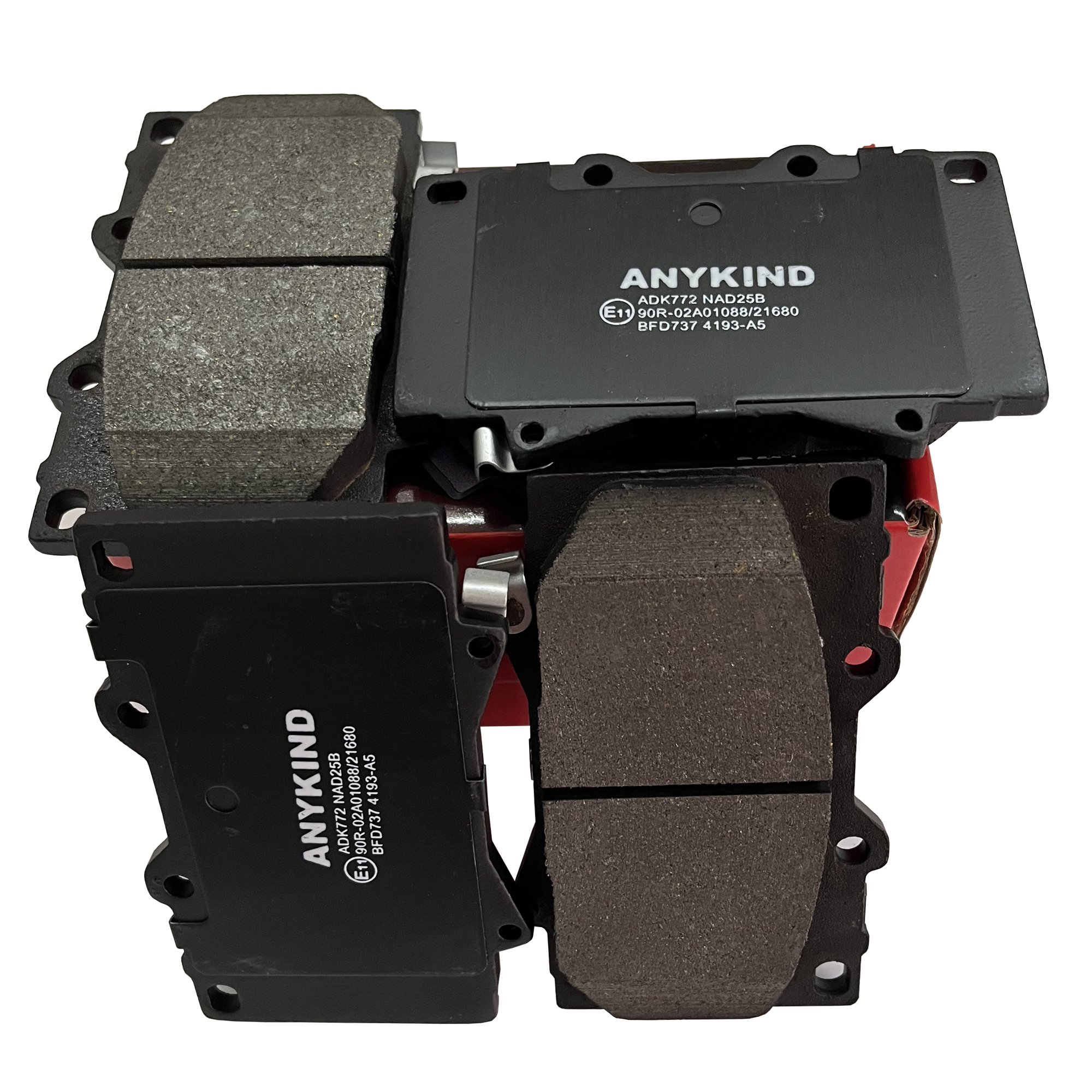 D772-7639 Front Brake Pads for Toyota Land Cruiser 100 HDJ100/Sequoia UCK35/Tundra VCK30 UCK40