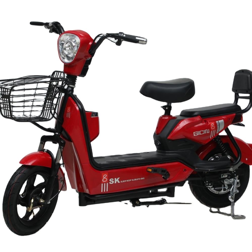 2024 Manufacturer New Design Electric Bike 48v 350w E Bike Drum Brake System Electric Bicycle