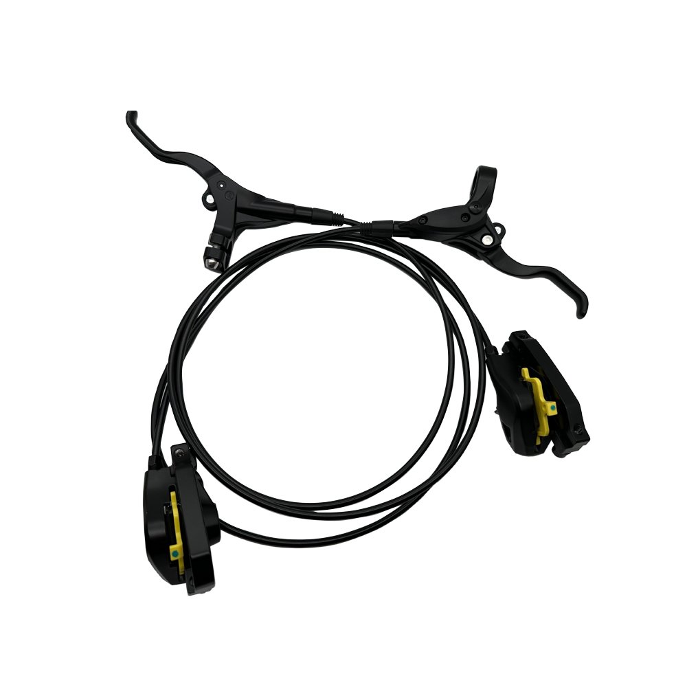 Bike Disc Brake Kit Aluminum Front and Rear Caliper 160 mm Rotor, Mechanic Tool-Free Pad Adjuster for Road Bike Mountain Bike