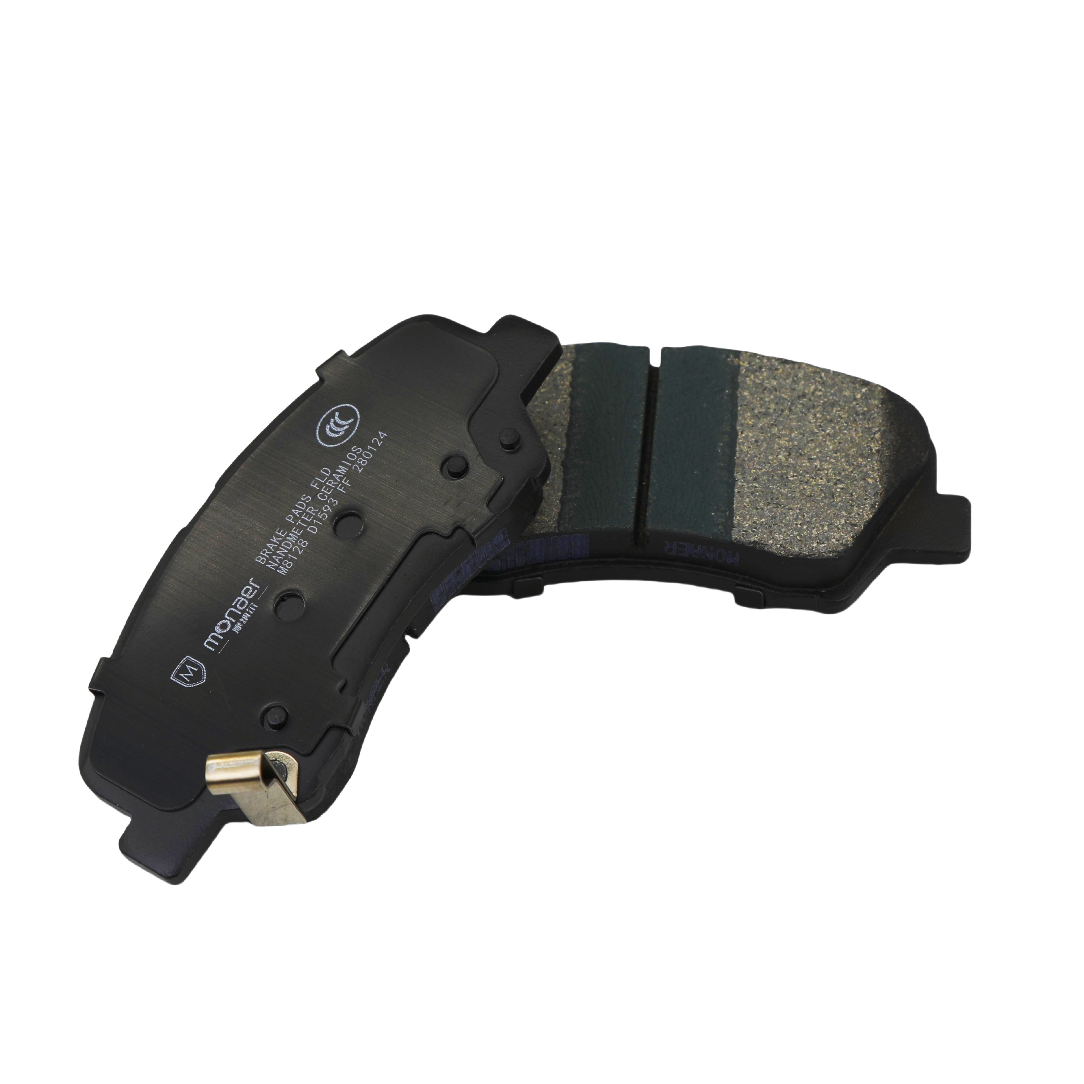 Monaer Brake Pads D1593 Ceramic Front Disc Brake Pad for Hyundai/Kia