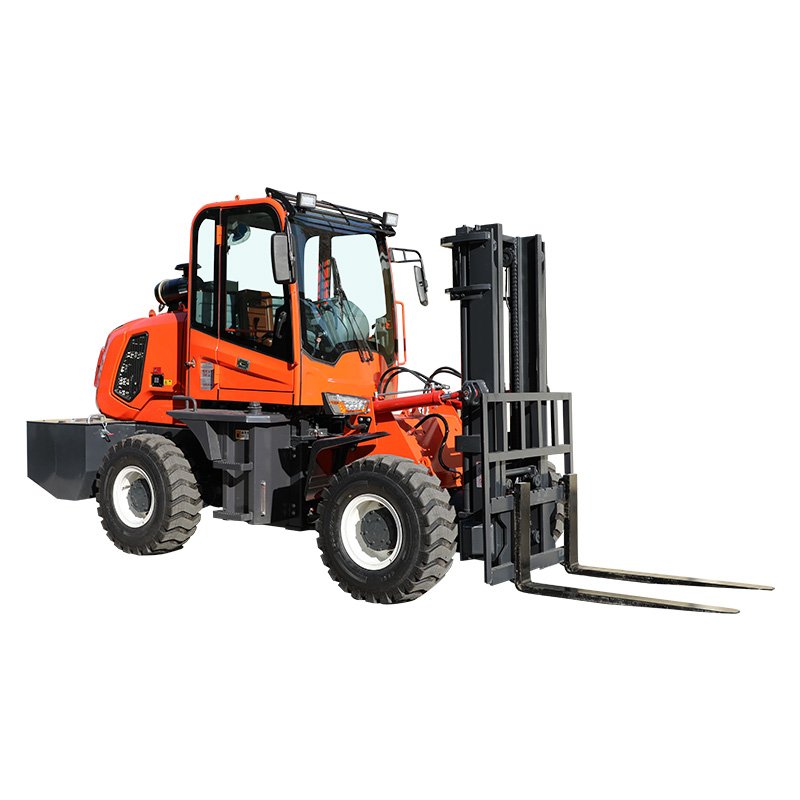 CE EURO 5 China Manufacturer 4x4 5 Ton Diesel Forklift Trucks All Terrain Forklift