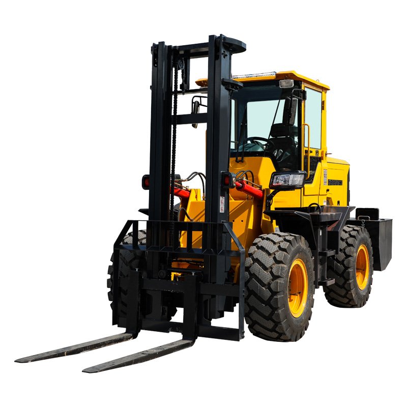 CE EURO 5 China Manufacturer 4x4 5 Ton Diesel Forklift Trucks All Terrain Forklift