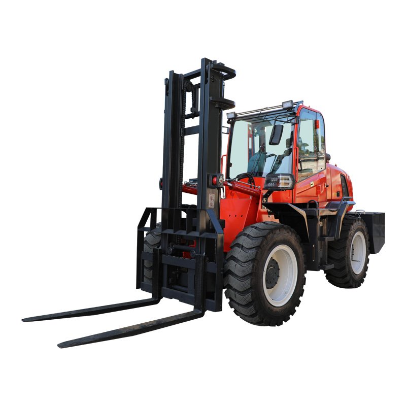 CE EURO 5 China Manufacturer 4x4 5 Ton Diesel Forklift Trucks All Terrain Forklift