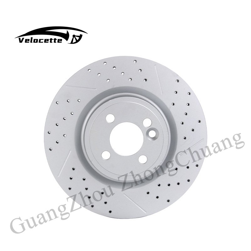 Mini Brake Caliper Kit 4 Pot Piston with 316mm Brake Disc Rotor Brake Pads Oil Pipe for BMW Mini R56