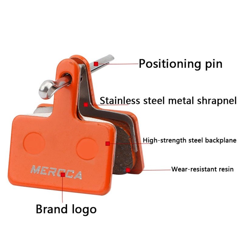 MTB Bicycle Resin Semimetal Disc Brake Pads for Shimano B01S M375 M395 M446 M485 M486 M416 Deore M515 M525 Bike Brake