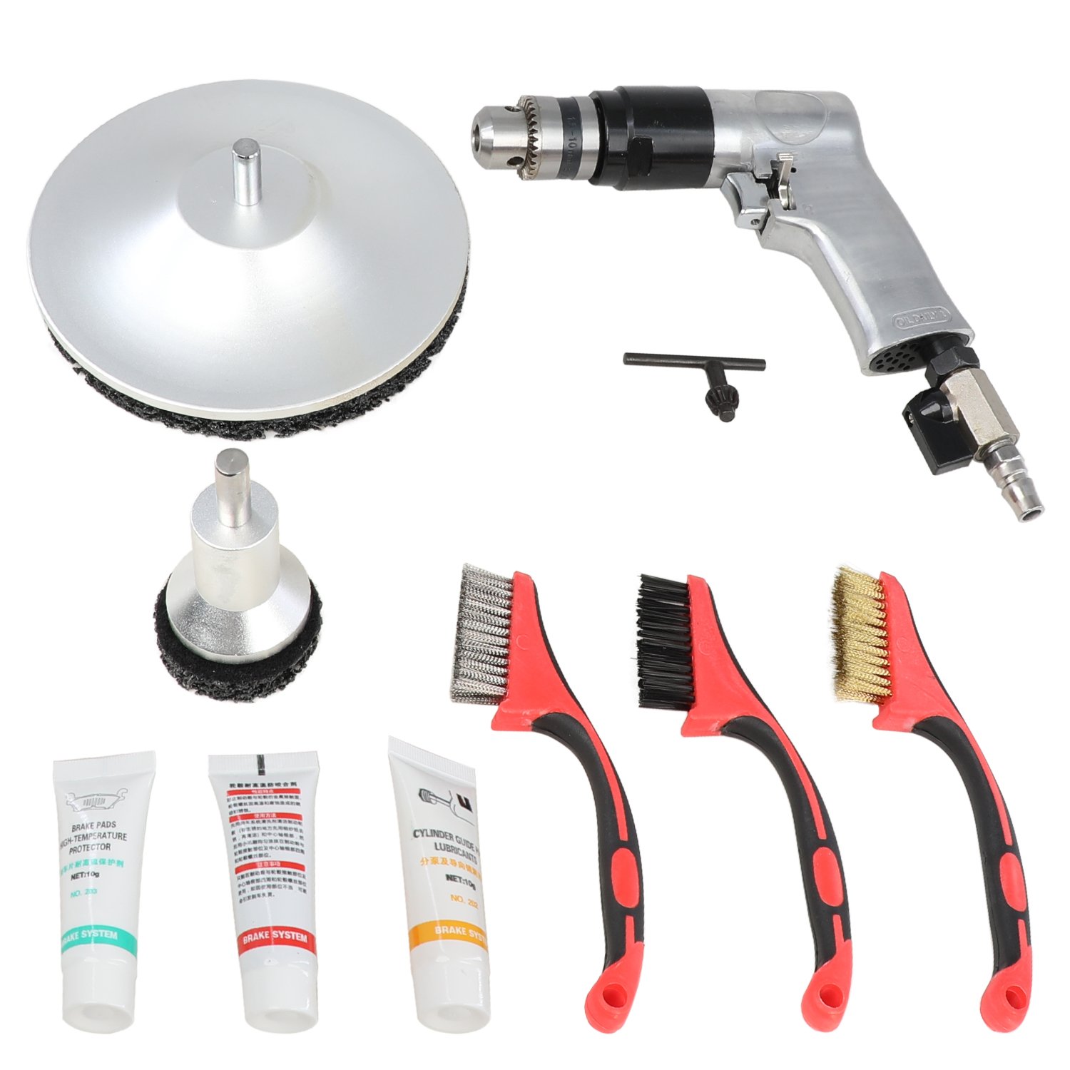 Brake Hub Shaft Head Rust Grinding Tool Brake System Depth Maintenance Flange Rust Removal Tool
