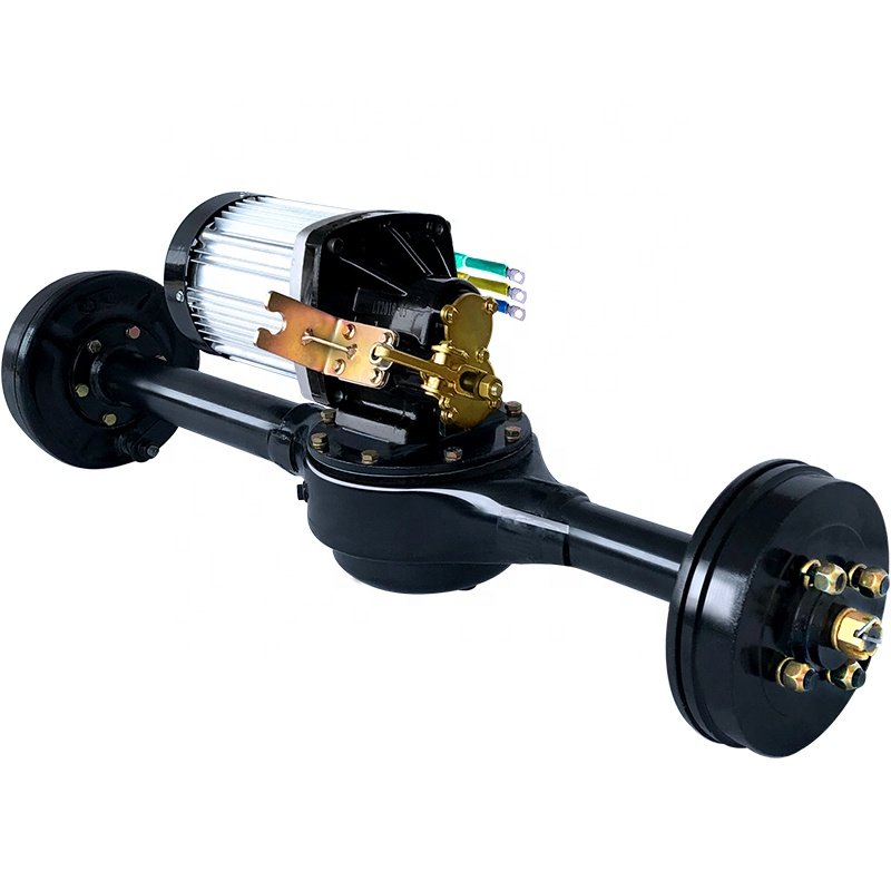 1.5 KW 2000W 3000W 60V 72V Electric Cars Drum Brake Rear Axle with Brushless Differential Motor