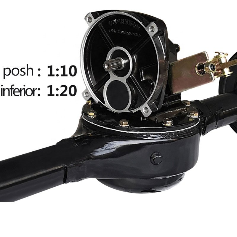 1.5 KW 2000W 3000W 60V 72V Electric Cars Drum Brake Rear Axle with Brushless Differential Motor