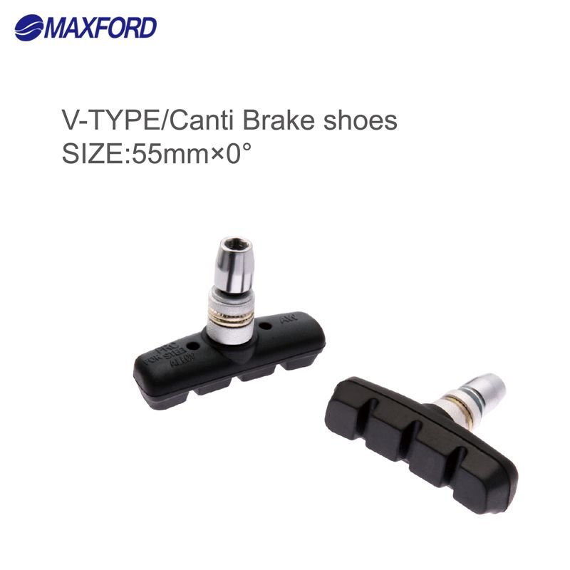 MAXFORD Mountain Road Bike Cycling Brake Holder Pads Shoes Blocks Bicycle Rubber Brake Pads 55mm Bicycle Brake Pads
