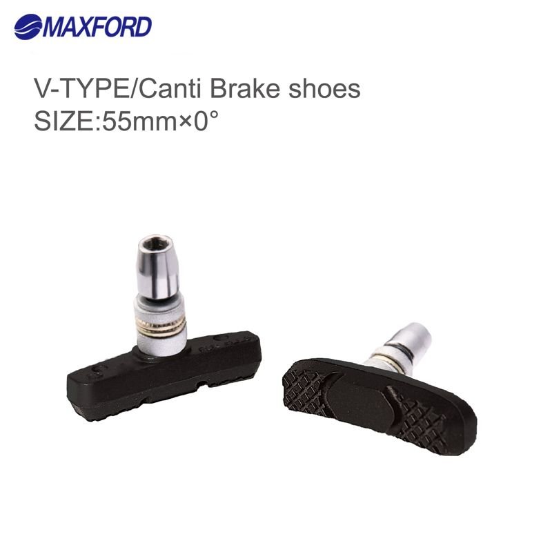 MAXFORD Mountain Road Bike Cycling Brake Holder Pads Shoes Blocks Bicycle Rubber Brake Pads 55mm Bicycle Brake Pads