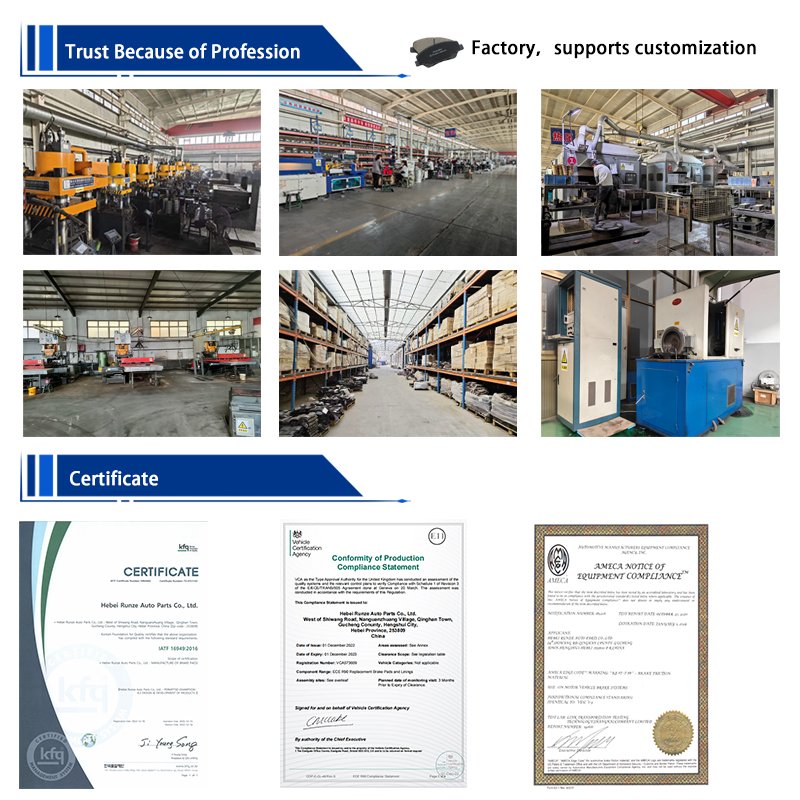 The Brake Pad for High Quality Factory China Factory Automobile Spare Parts New Products China Factory Price Brake Detach