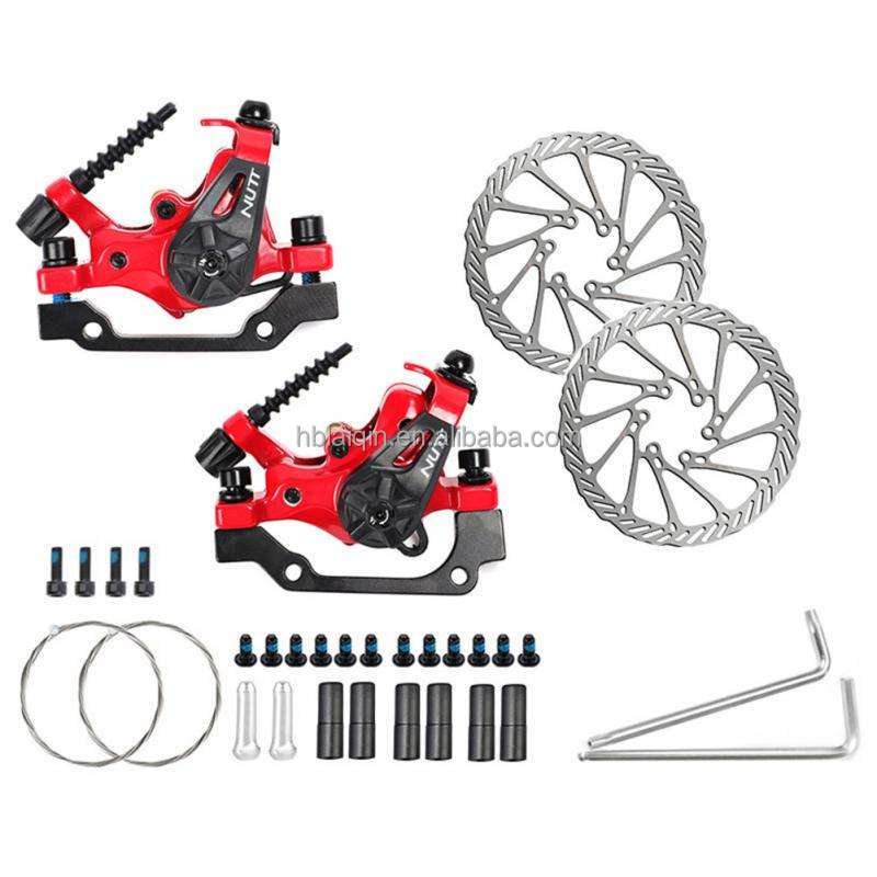 NUTT MTB Bicycle Bike Hydraulic Oil Disc Brake Caliper Set 160 Oil Handle Rotor Right Front Left Rear Scooter Bicycle Parts